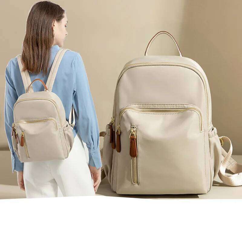 Designer Bags Lightweight Casual Oxford Cloth Backpack For Women, Versatile Commuter Backpack, Student School Travel Bag, Tablet Bag Luxury Bag