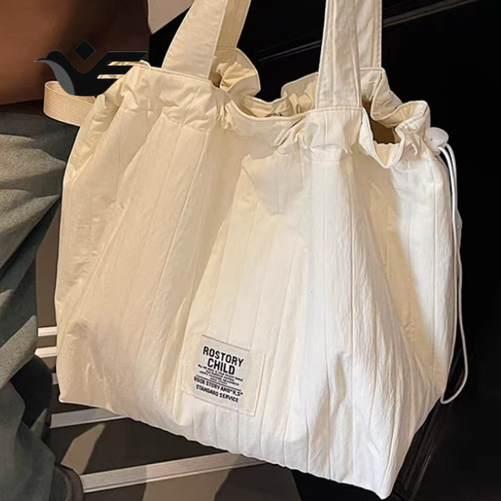 Feiyan Free Shipping New Designer Bag Lazy Style Korean Version Casual Pleated Fabric Bag Large Capacity Tote Bag For Women Simple Niche Commuter Sh