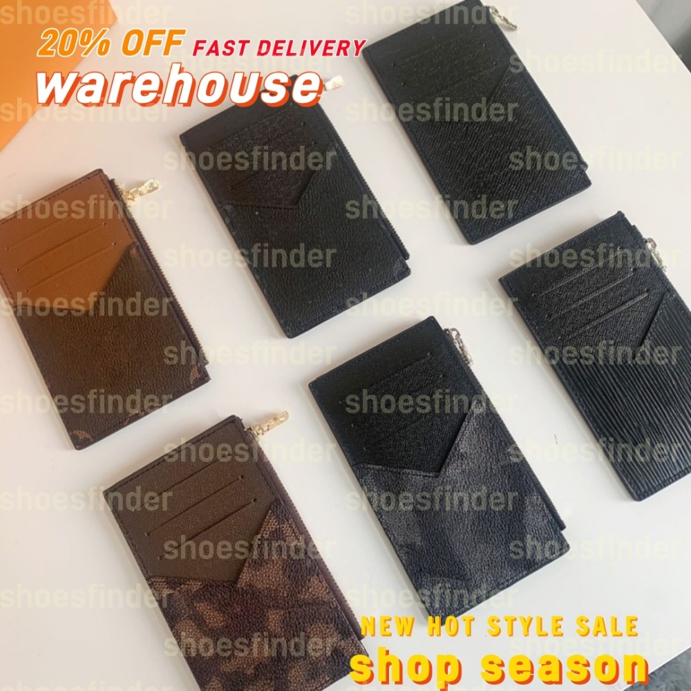 Fashion Designers Bags Card Holders Zip Pouch and Wallet Coin Purses Casual Brand Womens Bags wallets