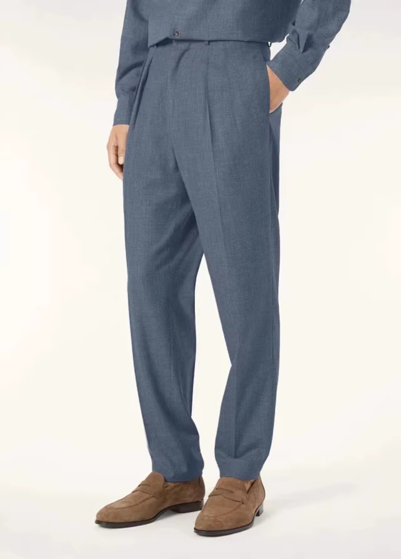 Pantalons de créateur pour hommes Old Money Pantalons décontractés confortables en coton et lin pour hommes L1289