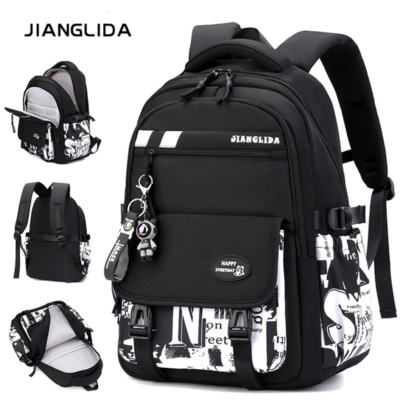 Children Orthopedics School Bags Kids Backpack In Primary Schoolbag For Teenager Boys Waterproof Backpacks Book Bag mochila250918