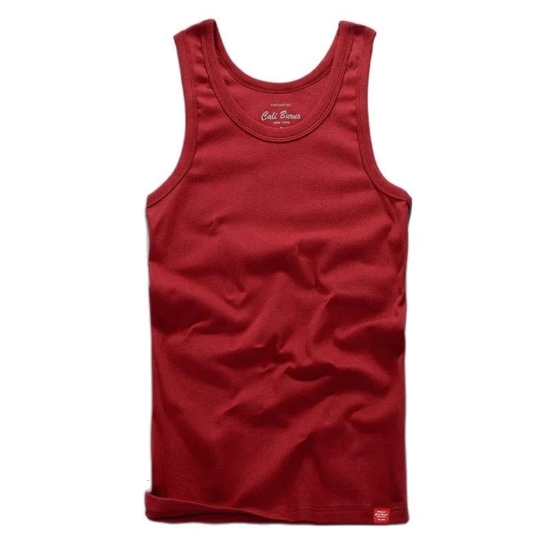 Men Summer Fashion Japan Style Cotton Solid Color Round Neck Sleeveless Sport Running Vest Male Casual Minimalism Tank Tops250919