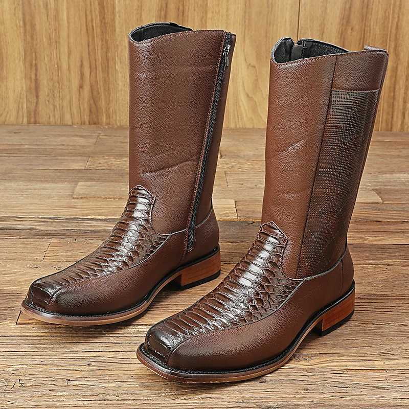 Chaussures hautes Nouvelles hommes pour hommes quatre saisons Boots de la cheville Loisure Soumed Soumed décontracté bottes de rue Street Style M
