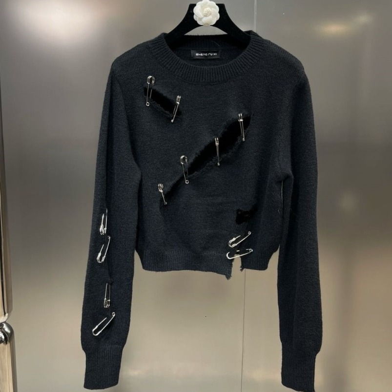 Women Solid Color Oneck Long Sleeve Sweater Female Autumn And Winter Fashion Trend nerhigh Quality Knitted Pullover 250919