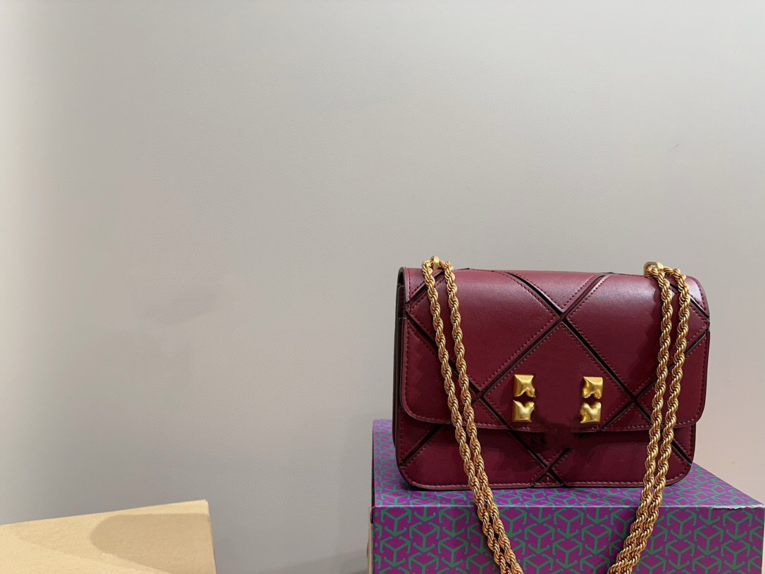 AAA ss297 t**b bag designer bag Luxury Handbag 2025 spring new fashion shoulder bag stylish commuter messenger bag simple small square