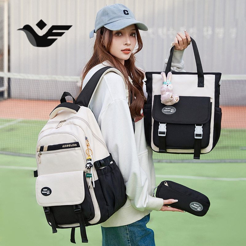 Feiyan Livraison gratuite Nouveau sac de créateur 2025 Étudiant sac à dos École primaire légère Girls de haute qualité Sac à dos de grande capaci