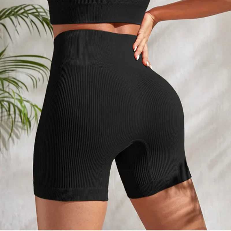 Femmes sportives shorts de motard Femmes nus en train de faire une taille haute shorts de yoga poussent les leggings de fitness