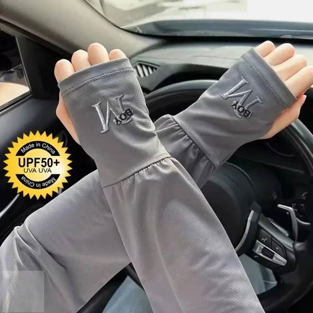 1 paire pour hommes glacière Secrure solaire Gants de conduite élastique