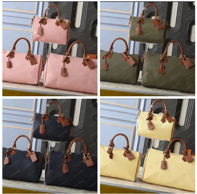 10A Olive High Quality Pillow Boston Designer bags Handbags Purses Spdys Soft P9 Shoulder Bag Handbag Canvas Leather Crossbody Bag Women handbag tot
