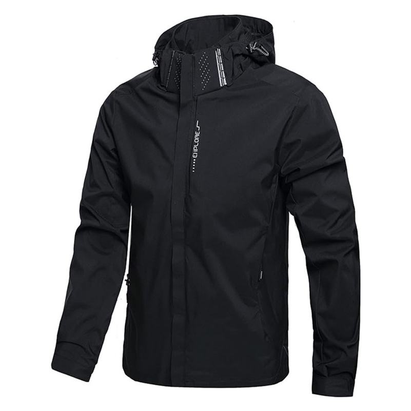 Mens Waterproof Rain Jacket Lightweight Outer Hooded Outdoor Raincoat Hiking Windproof Jacket Climbing Outdoor Jackets250922ww