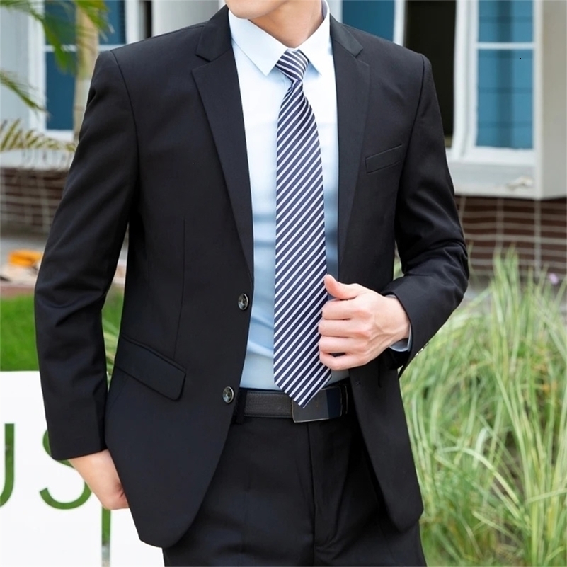 Blazerpants Mens Fashion Business Gentleman Italian Style Slim Solid Color Professional Suit Wedding Groom Man Suit250918ww