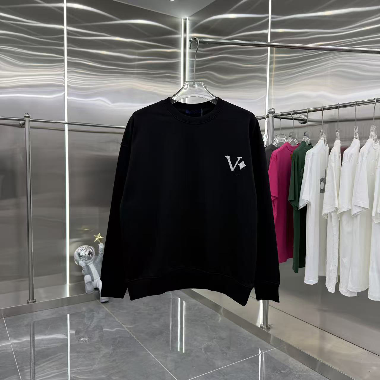 Men's Hoodies Amp Sweatshirts Designer Luxury Correct Autumn And Winter New Item Classic Long Sleeved T-shirt Round Neck For Men Women