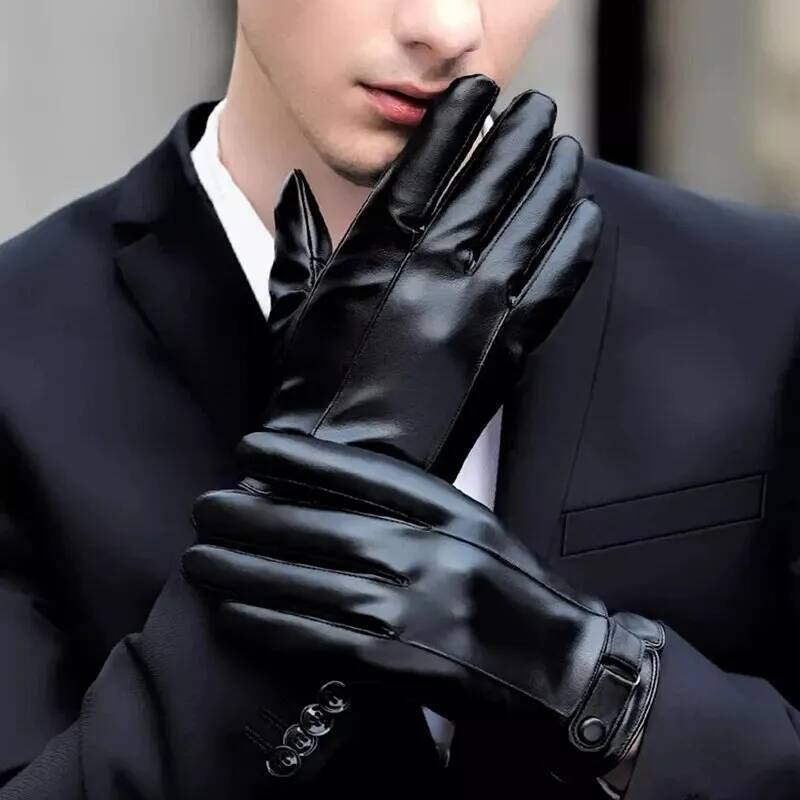Motorcycle de vélo pour hommes hiver extérieurs étanche et protection contre le froid pile épais roulant de voiture électrique gants chauds ddmyt