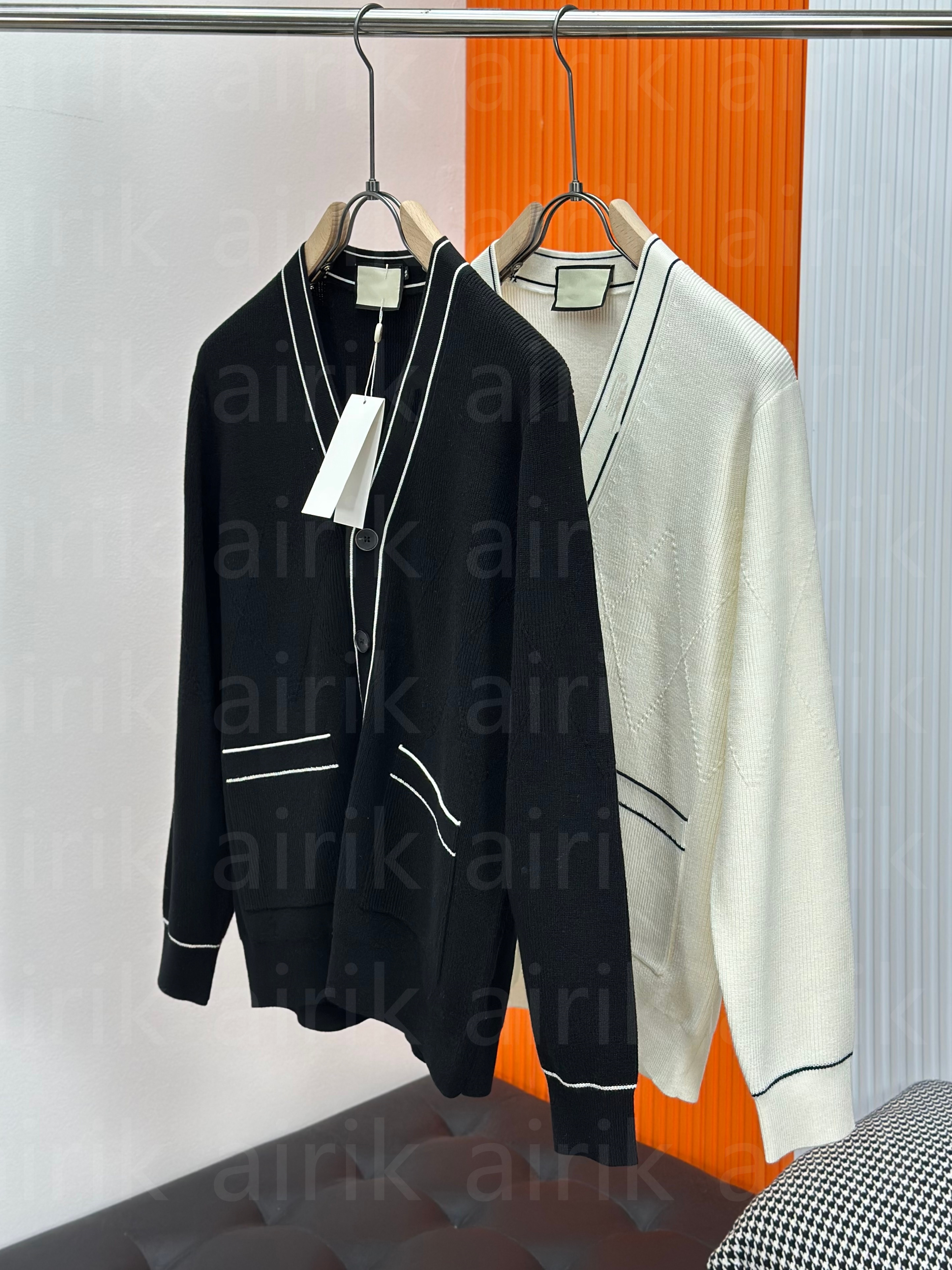 Men's Sweaters Top Grade Brand Designer Luxury Fashion Knitted Mens Cardigan Sweater Korean Casual Trendy Coats Jacket Men Clothing