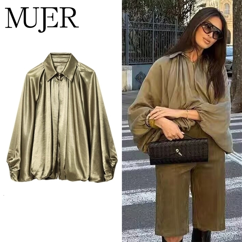 Mujer Vestes de bombardiers ruchées pour femmes veste surdimensionnée gonflée femme d'été manteaux de saison dans les vêtements d'extérieur yy250