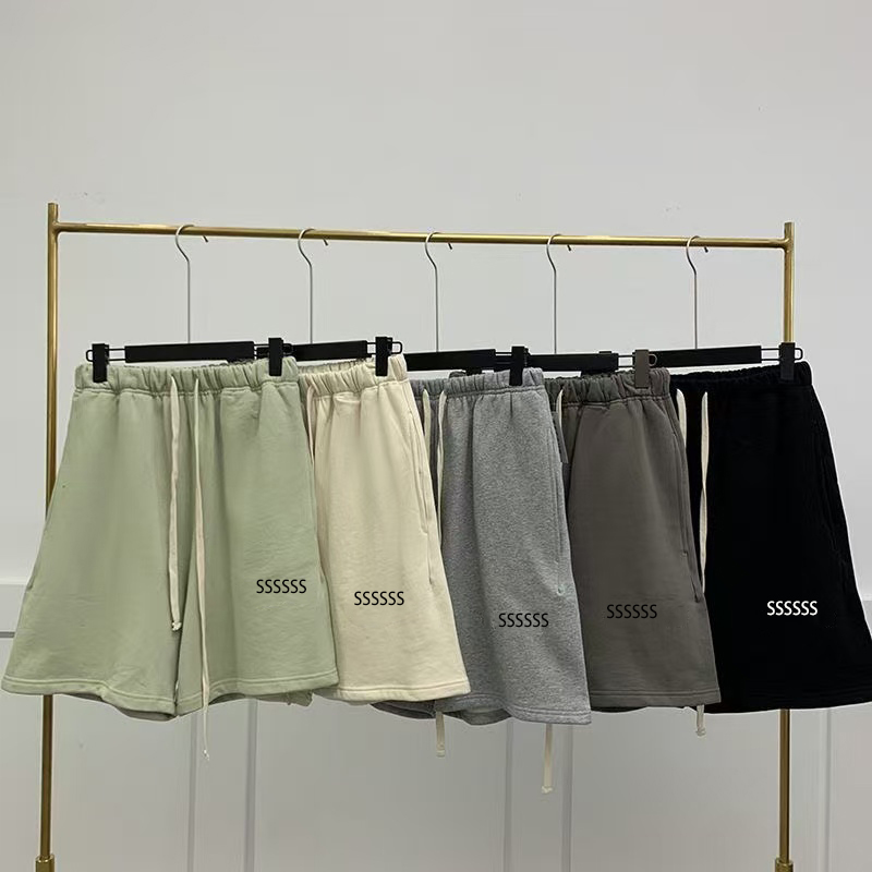 2025 Nouveaux hommes shorts 5a Shorts de créateurs coton détendus en vrac Lettre du genou Shorts homme Vêtements d'été Fashion Shorts décontracté