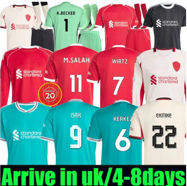 25 26 MAC ALLISTER soccer jersey DIOGO JOTA EkitikE 2025 2026 football shirt RIO SZOBOSZLAI A.BECKER FRIMPONG Wirtz Kerkez men kids kit uniforms-image-885202818