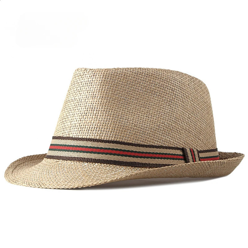 Women Beach Hats in Spring Summer British European and American Jazz Men Fedoras Straw Outdoor Travel Bucket Sun 250919