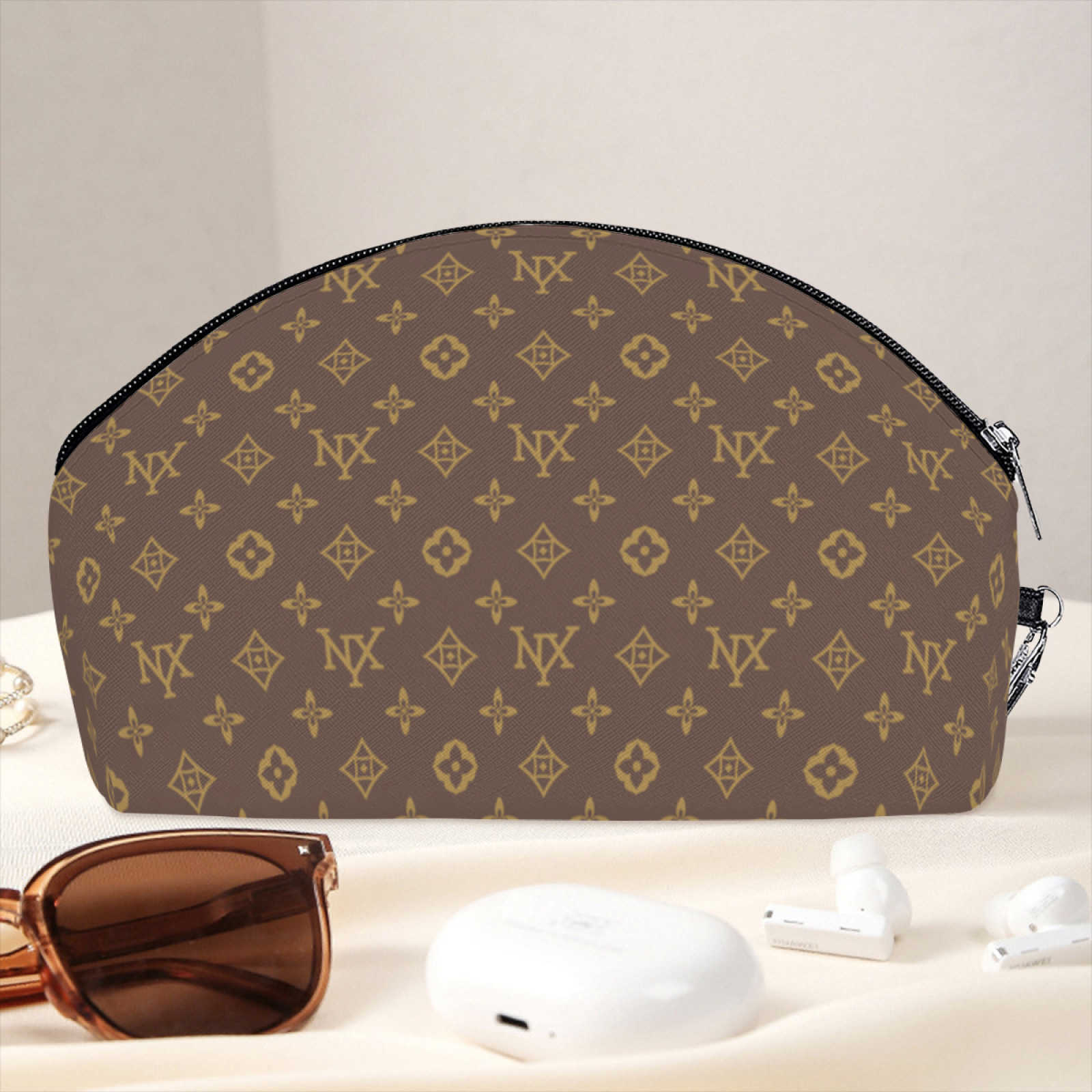 NXY MAQUE DE MAQUILAGE de haute qualité Vintage Designer Femmes Embrayage Fashion Cosmetic Sacs Pouche de voyage Vanité Vanité Sac Lady Toitrage