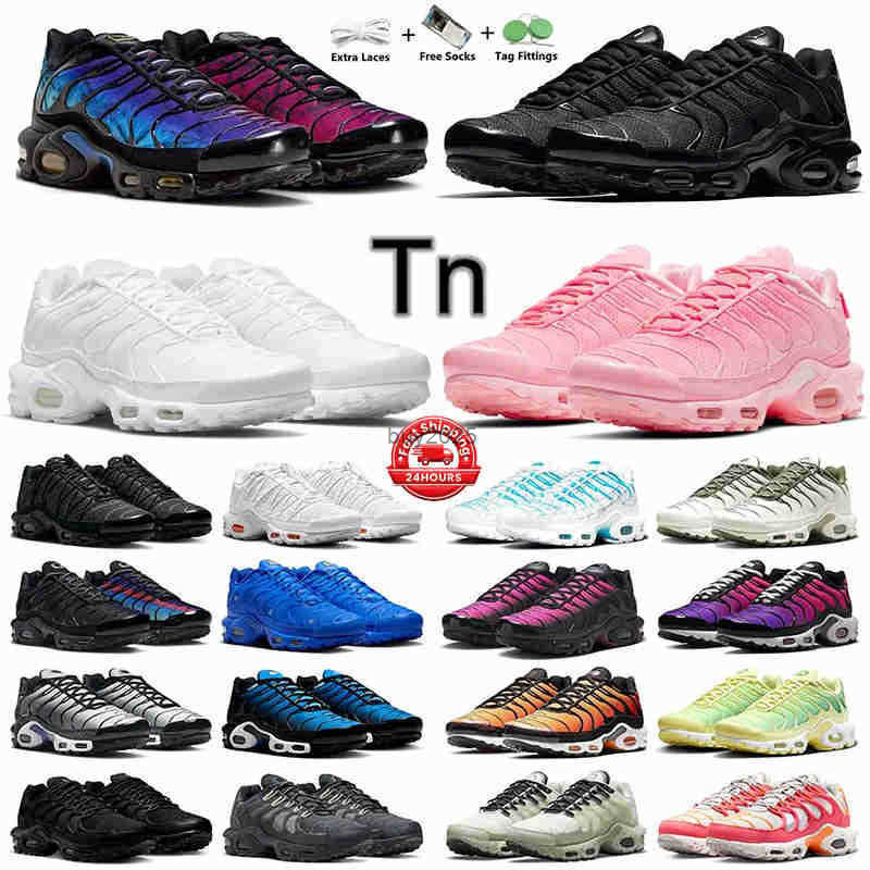 2026 Designer Shoes Sneakers Trainers Running s Plus Triple Black white pink Gold Green Light Bone Hyper Blue Fury Midnight Navy Men Women Sports Pl