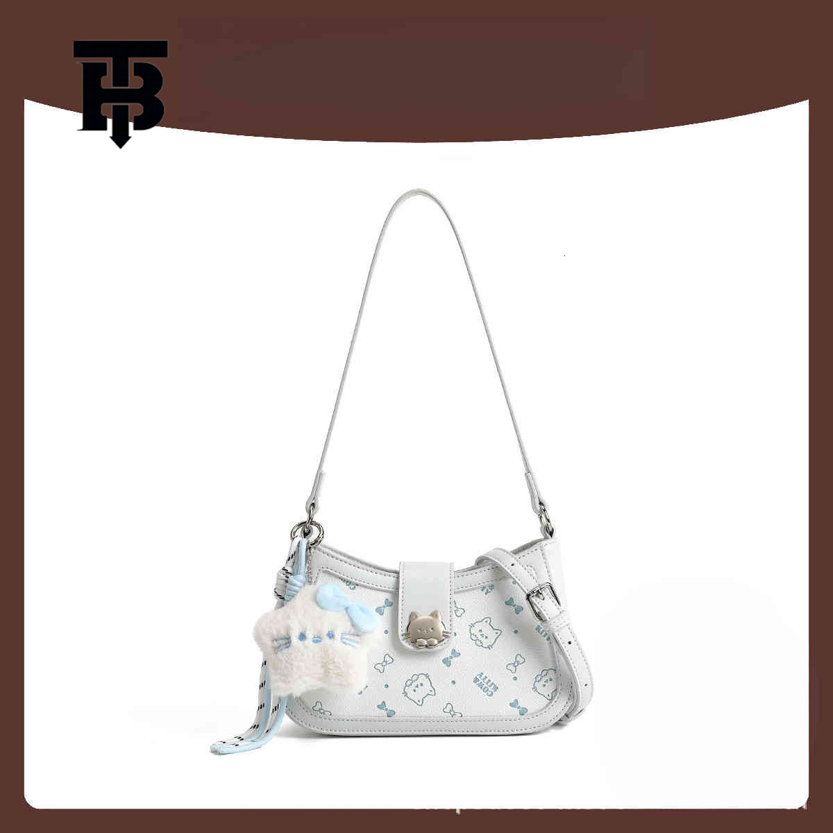 TB BHULAMTE Free Shipping New Designer Women's Bag Fashionable Simple Cute Niche Underarm Bag 2025 Single Shoulder Small Square Bag Crossbod