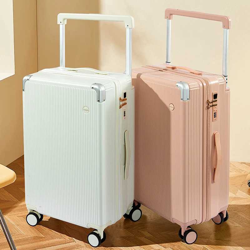 New luggage with wide pull rod high appearance sturdy and durable pull rod box large capacity password box W250920-image-1076021971