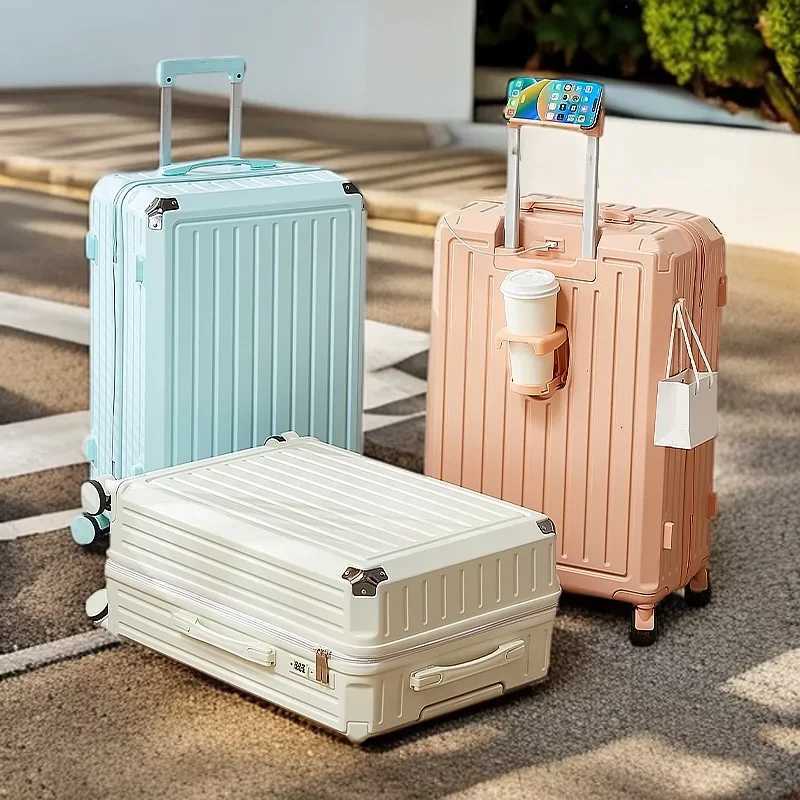 24Inch Luggage 2025 Fashion Trolley Case Large Capacity with Combination Lock Universal Wheel 20 Inch W250920-image-1076021938