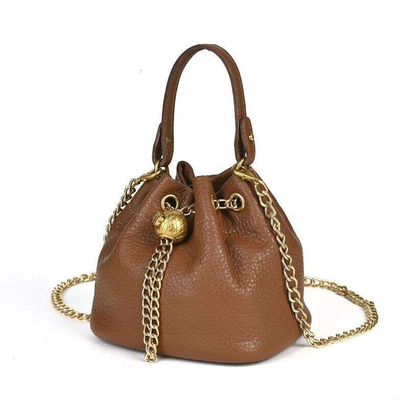Four Seasons Multi-Functional Sweet Lady Head Layer Leather Handbag Shoulder Bag