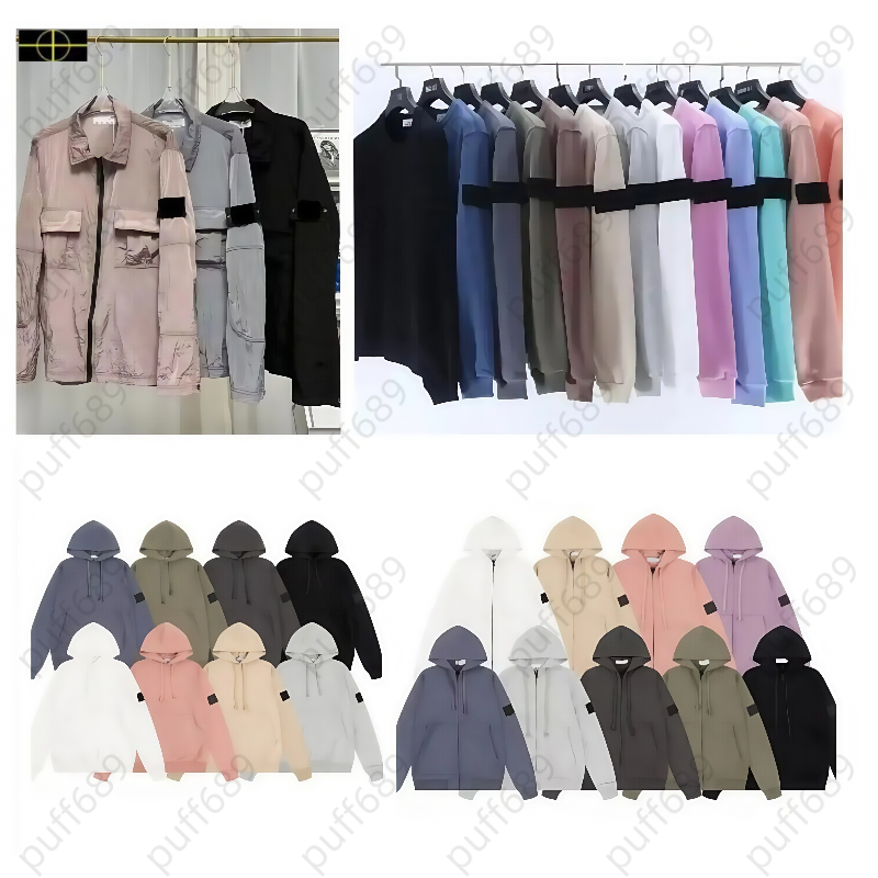 2025 Mens stone jacket designer Sweatshirt brand Pullover new Black Hoodie Long Sleeve Sweater jackets Top hoodie High quality designer tracksuit