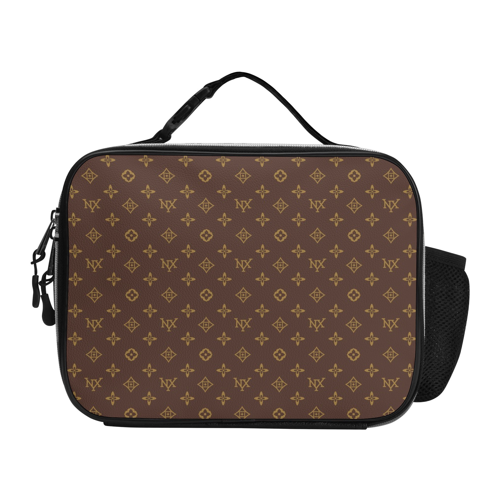NXY top quality lunch bag the tote bag designer bag Women Leather shopping bag handbag womens fashion classic brown flower totes bags with dust bag