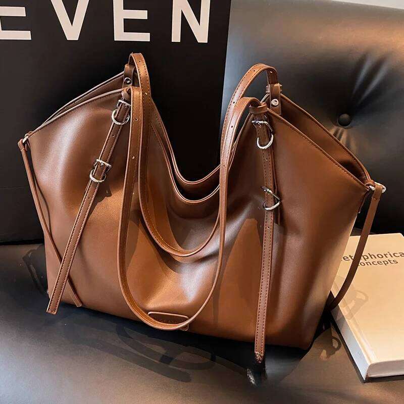 Women's 2024 New Trendy Commuting Tote Large Capacity Crossbody Bag, High-End And Stylish Shoulder Bag