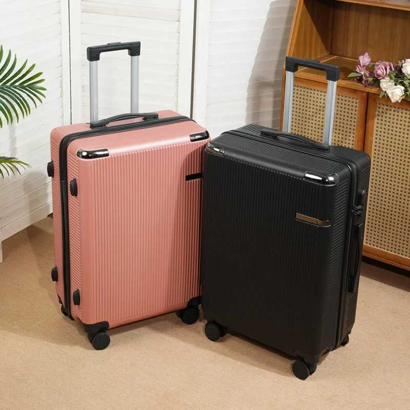 14202428 inch Scratch Proof Luggage Travel Bag 7kg Hand Carry 360 Silent Wheel W250920-image-1076021910