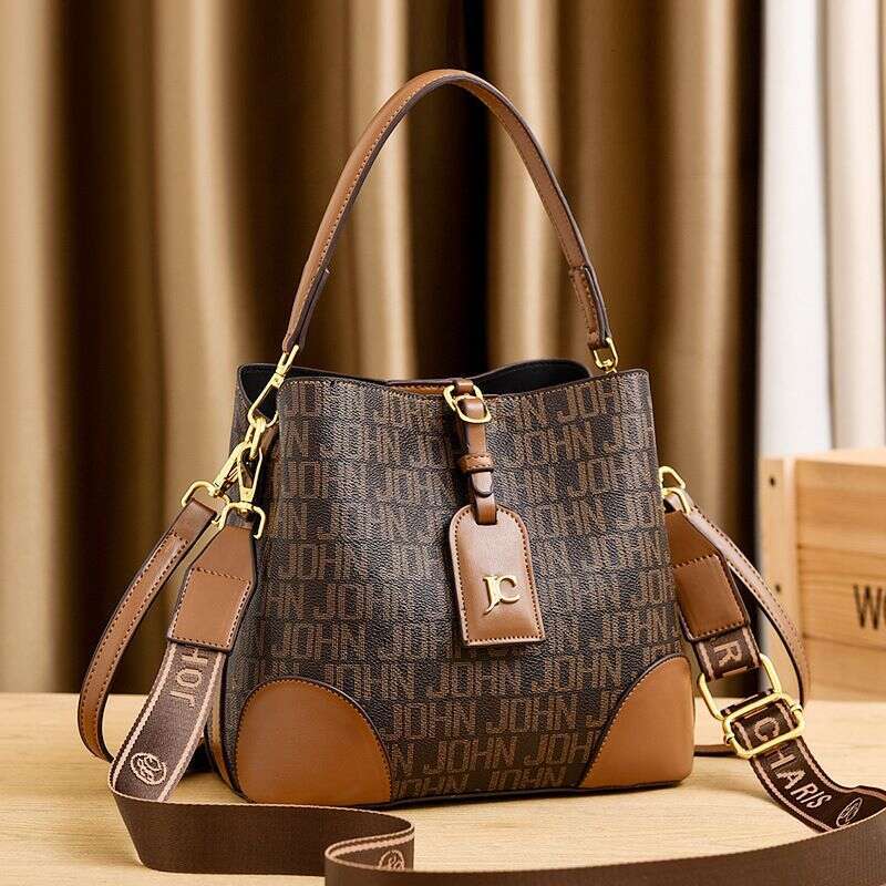 2022 New Bucket Single Shoulder Crossbody Handbag Broadband Women's Bag