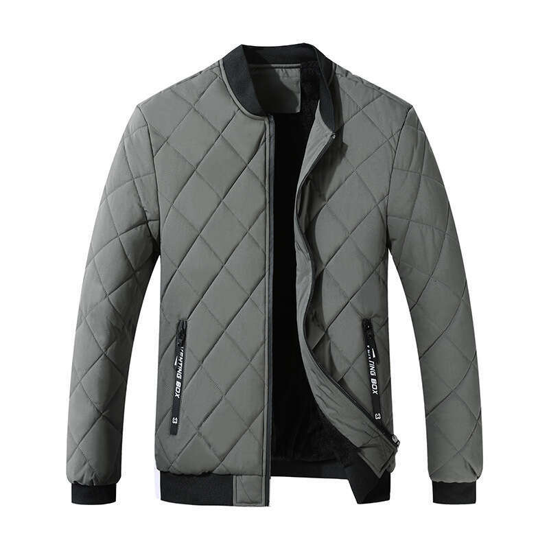 Nouvelle veste d'automne pour hommes, manteau doublé polaire, coton épais rembourré, col de Baseball, vêtements d'hiver