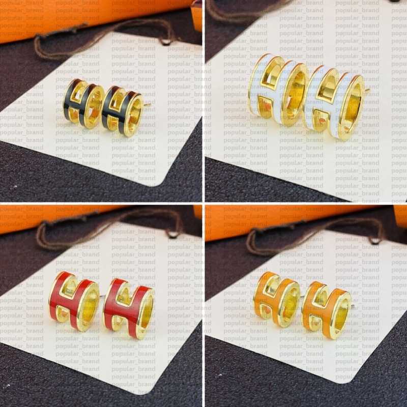 Classic Luxury Letter Earring Woman Brand Designer Earring Stainless Steel 18K Gold Earring for Woman Holiday Gifts