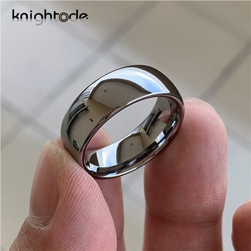 Anneau de carbure de tungstène de haute qualité bague de fiançailles de mariage pour hommes Femmes Domed Band Polished Shiny Comfort Fit 8642mm 2