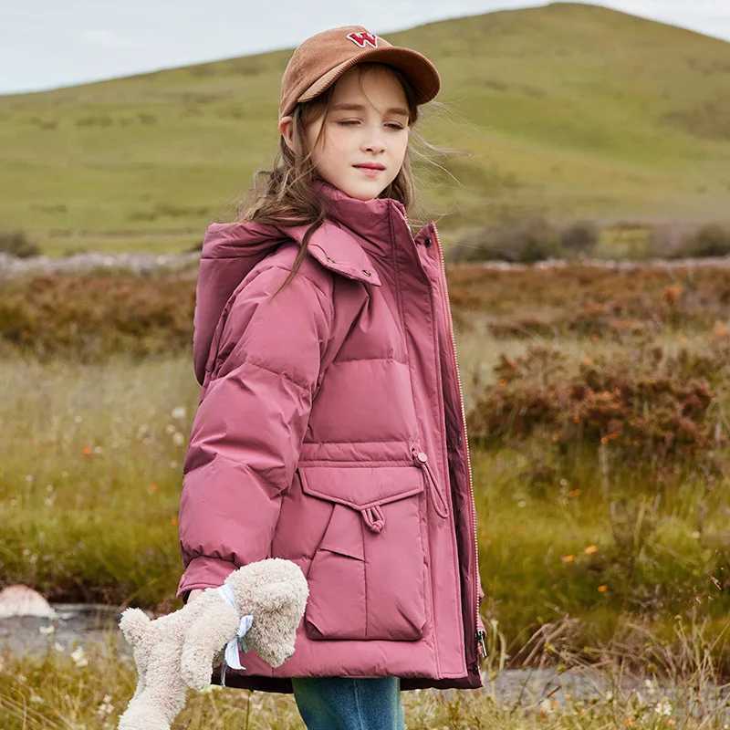 OLEKID 2025 Winter Down Jacket For Girl 80 White Duck Down Thick Teen Girl Jacket Coat 512 Years Kids Parka Outerwear Coat X250920