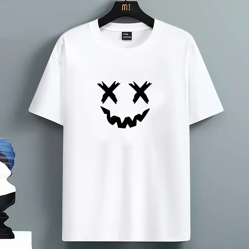 Haute qualité pour hommes d'été 100 coton à la mode sports décontractés en vrac mignon mignon imprimé cou rond tshirt à manches courtes top 25092