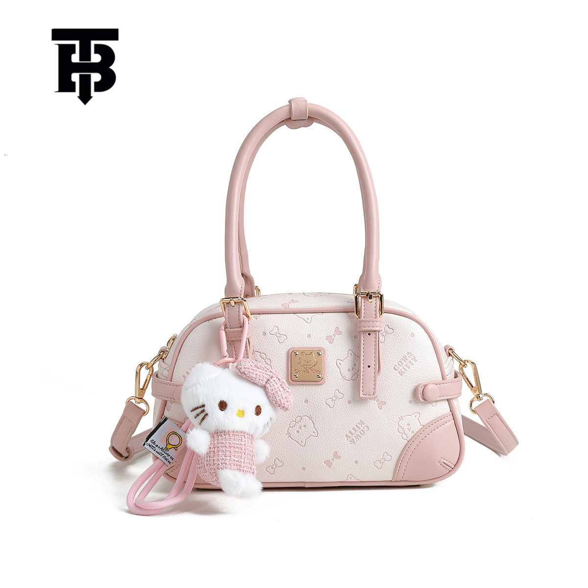 TB BHULAMTE Free Shipping New Designer Women's Bag 2025 Fashionable Printed Elegant Women's Handheld Bowling Bag Leisure Multi Functional