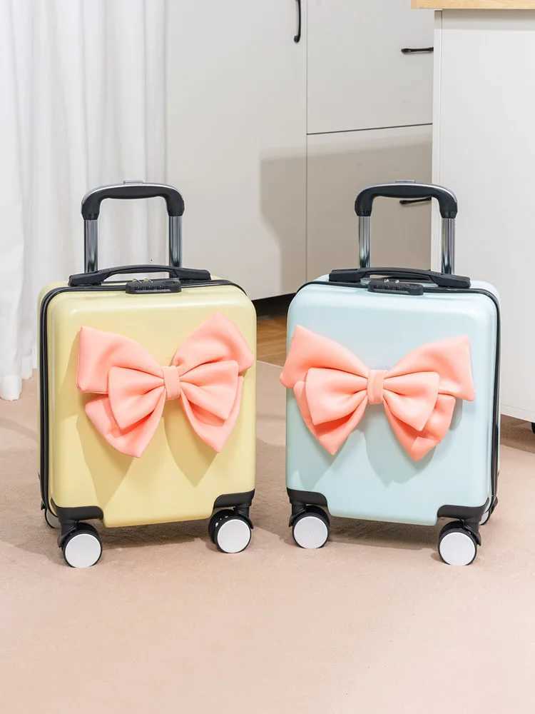 14Inch Luggage Box Womens Small Lightweight Quiet Wheels Portable Suitcase For Flights Pull Handle New Travel Password Box W250920-image-1076019955