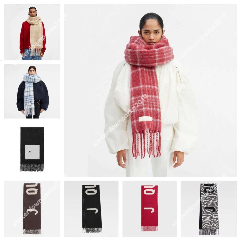 Designer Wool fringe cashmere thick shawl Thickened Warm Scarf 100% Virgin wool Autumn Winter scarf Black pink Cream scarfs 35x185cm with box