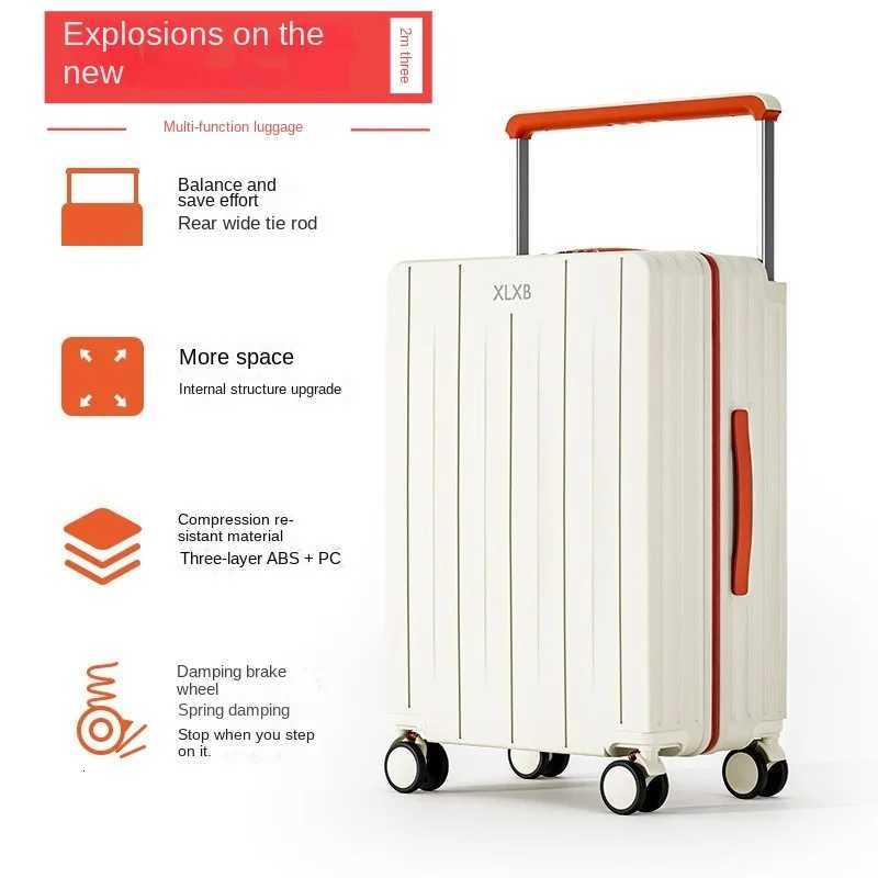 2022242628 inch Travel Suitcase Wide Trolley Luggage Large Capacity Travel Suitcase on Wheels Password Carryon Suitcase W250920-image-1076020489