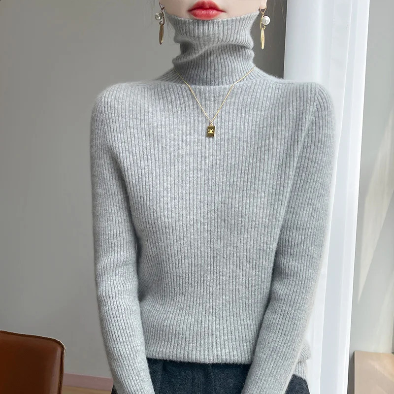 2025 Autumn And Winter Cashmere Sweater Women turtleneck Sweater Wear Pullover Cashmere Sweater Women 250919