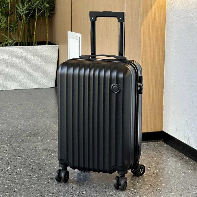 New 20inch Luggage CarryOn Trolley Case Pc Thickened Hard Shell Material HighStrength Compression Resistance Suitable for Both Men and Women W250-image-1076022441