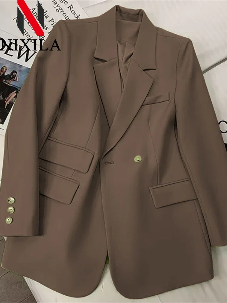 in Spring Autumn Blazers for Women Jacket Outerwears Office Lady Chic Elegant Female Coats Fashion Clothes 250920