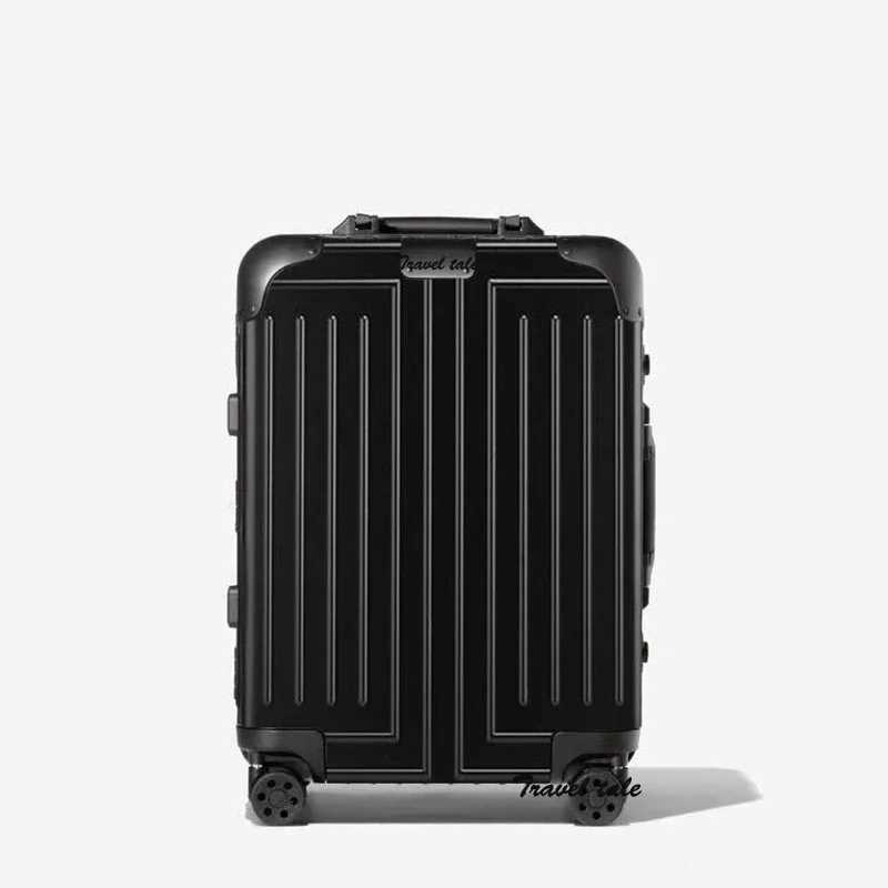 VESOCOVO 202630 Inch Big Aluminum Trolley Suitcase Trunk Plus Large Rolling Luggage Bag On Wheels W250920-image-1076019907