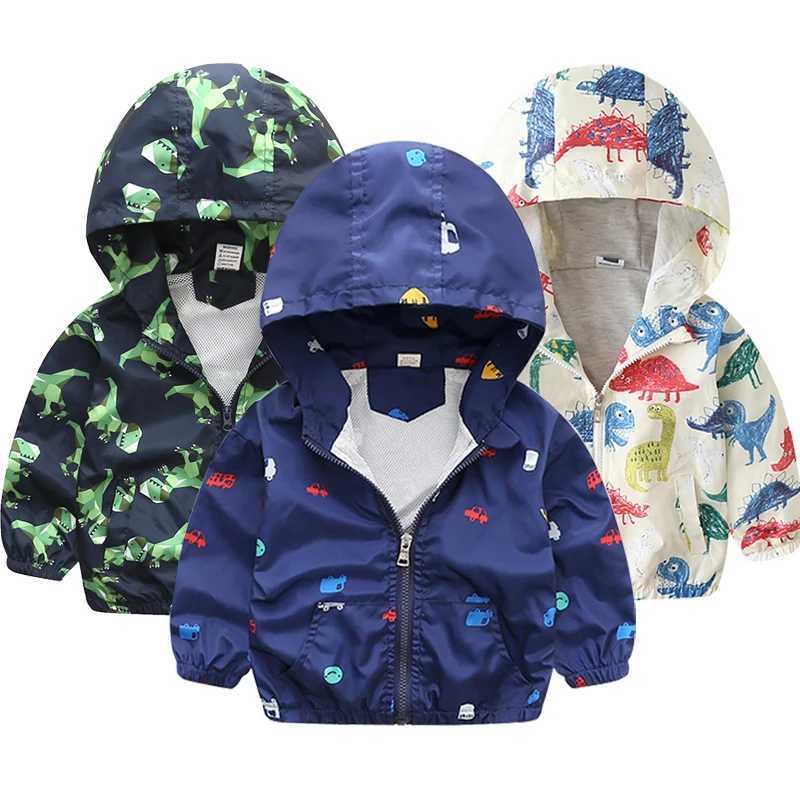 Vestes pour enfants Automne Spring Kids Entrewear Mouilles de dessins animés mignons vestes de dessins animés pour garçons garçons filles brise-v