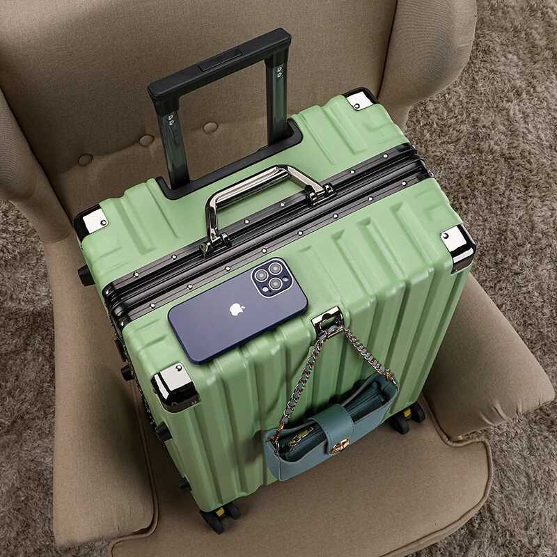 Highvalue student rolling luggage men women fashion new trolley suitcase carry on largecapacity silent travel boarding case W250920-image-1076019952