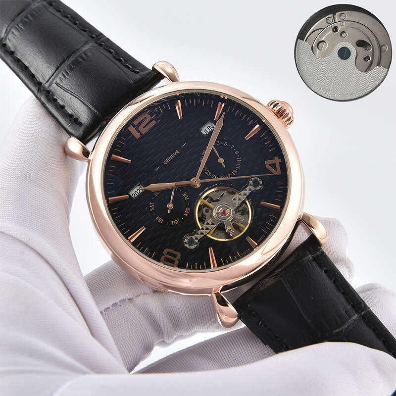VC watch Constantins watch Vache Constan watch Jiangshi Brand Men's Automatic Mechanical High-Quality Five-Hand Fish Scale Tourbillon Calendar