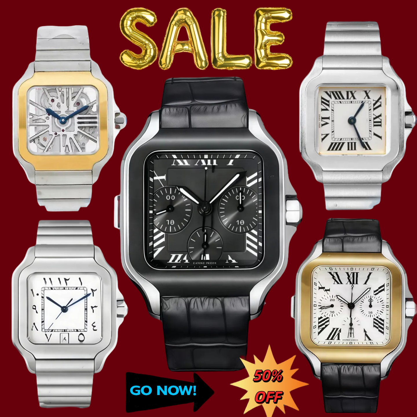 skeleton watch watches men watch women watch Superclone watches luxury watches designer watches automatic mechanical Square watch 35/40mm strong lum